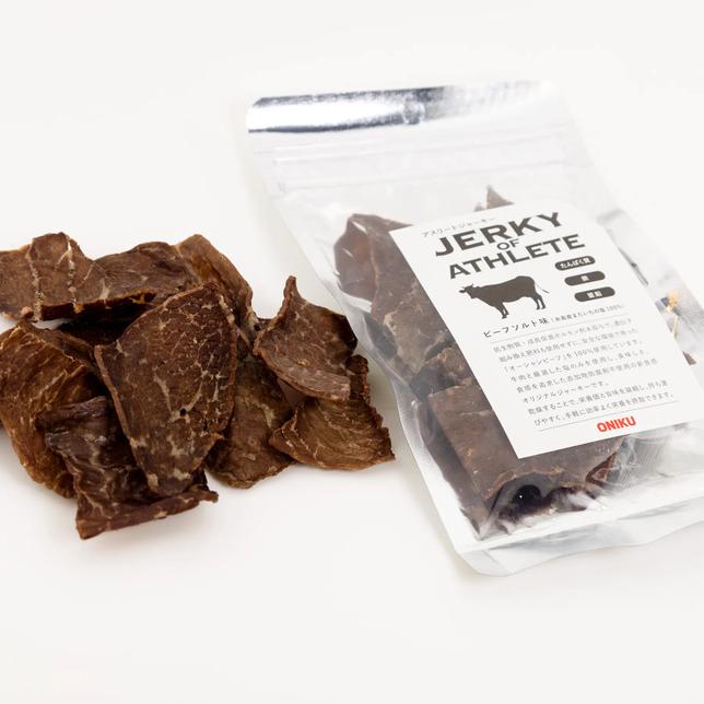 Vamos掲載品! アスリート ビーフジャーキー(糸島産またいちの塩) 20g